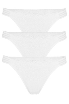 Erika jednofarebné nohavičky s pásikmi WNWC 82711- 3 bal