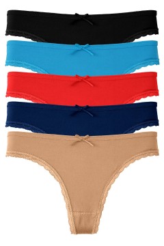 Lily dámske klasické tangá 809 - 3bal