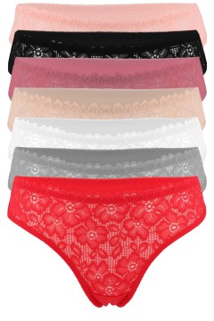 Majda dámske krajkové tangá 3306 - 3bal
