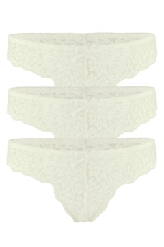 Tamaya White zvodné krajkové tangá 003S 3bal