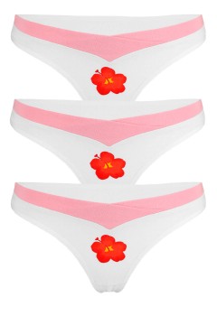 Tasmin bavlnené tangá 3ks