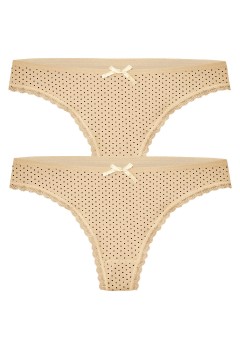Malka dámske tangá s bodkami 806 - 2bal.