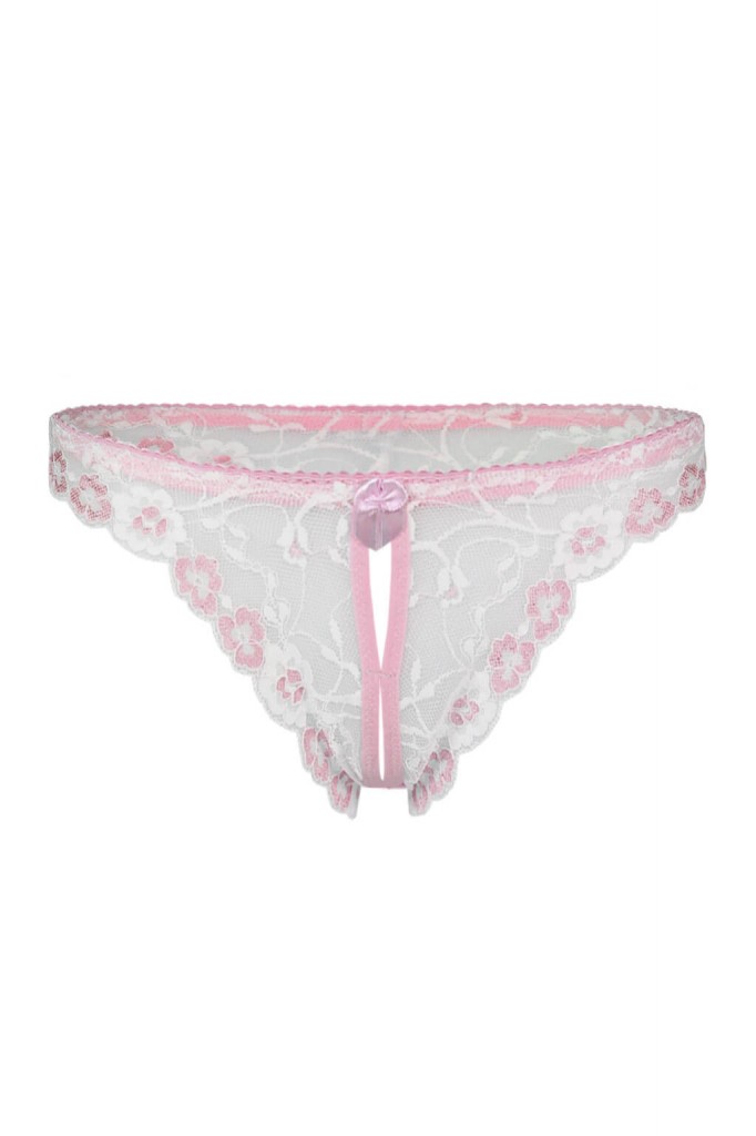 Selin erotická tanga s prostřihy-crotchless