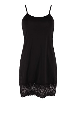 Ilka spodnička s čipkou pre plné tvary 9567