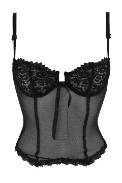 Etien Dark zmyselný korzet krajka 940 