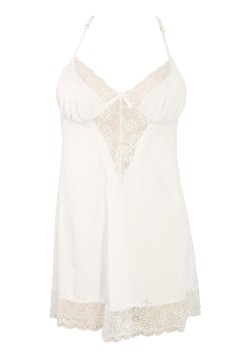 Claudina pružná košieľka čipka s tangami X353