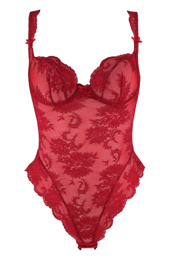 Denisa dámske krajkové body s kosticami