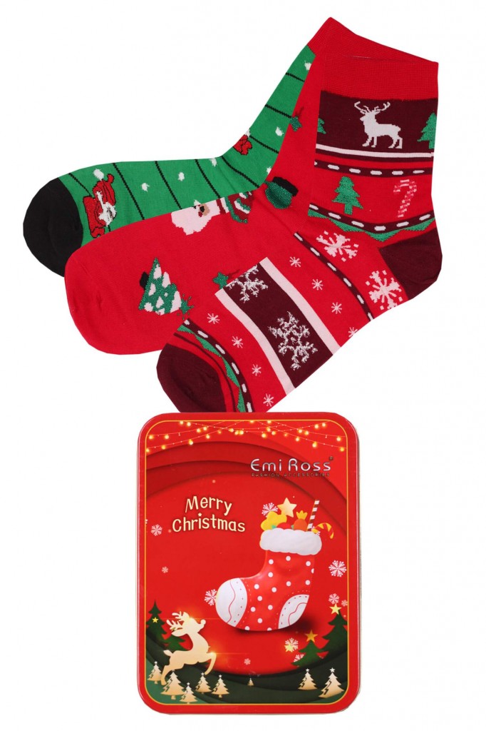 Trio pack II Vianočné ponožky 19851MC