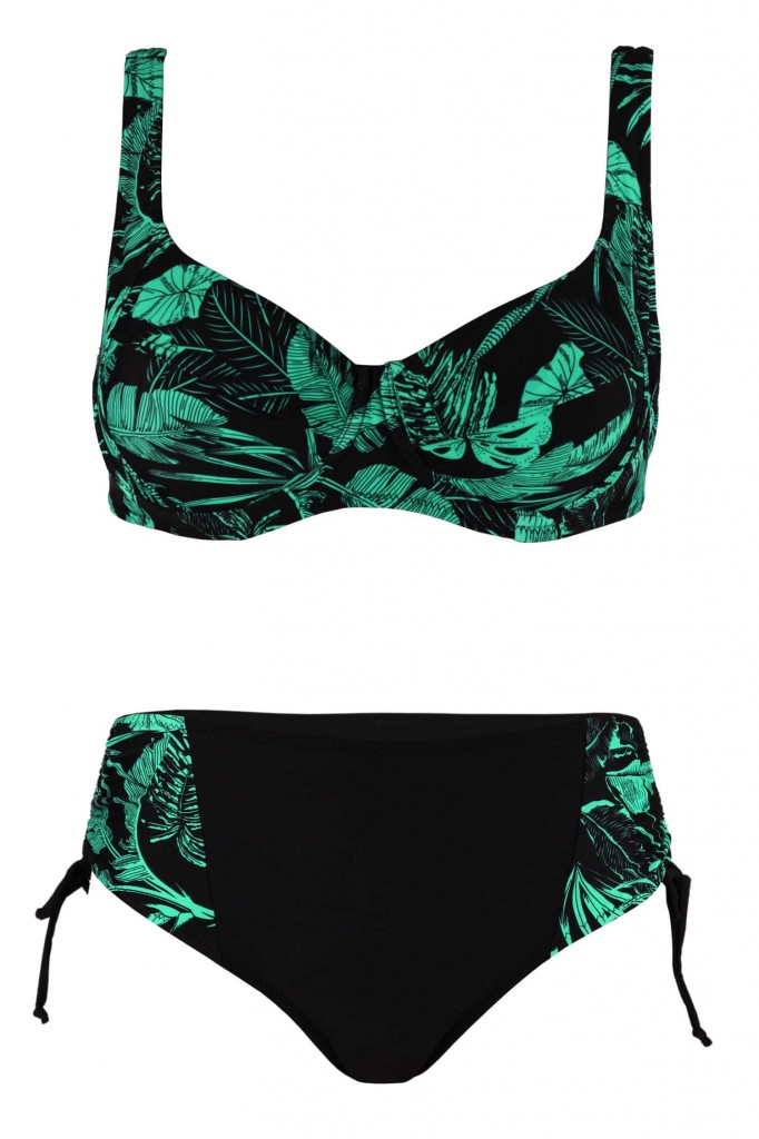 Ambrosia Green dvojdielne plavky s kosticami S483