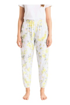 Bavlnené pyžamové nohavice Kvetuše 728