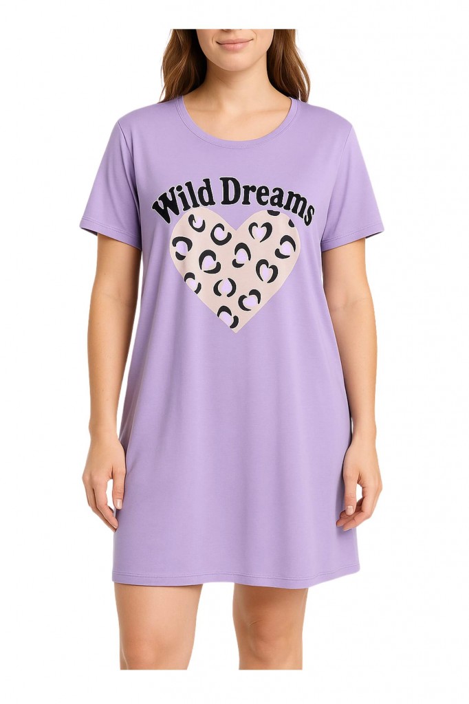 Nočná košeľa s krátkym rukávom Wild Dreams 6564