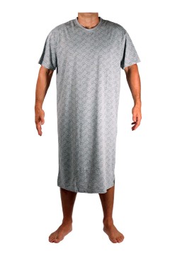 Pánska nočná košiľa bavlna s krátkym rukávom Servác