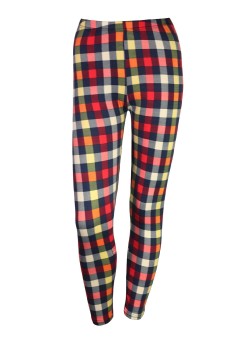 Cube Color 970 - kockované pružné legíny 