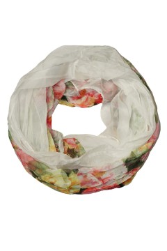 Kvetinová kruhová šatka - Rozkvitnutý kruh