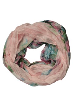 Kvetinová kruhová šatka - Rozkvitnutý kruh