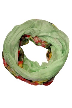 Kvetinová kruhová šatka - Rozkvitnutý kruh