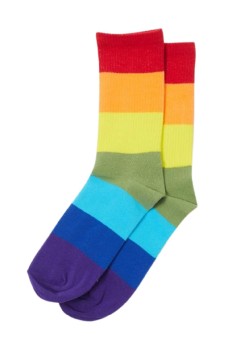 Dúhové ponožky unisex