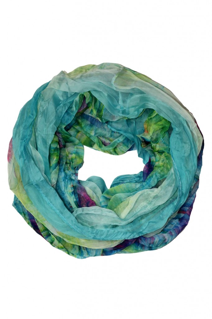 Vzdušná šálka do kruhu – Dúhový dotyk