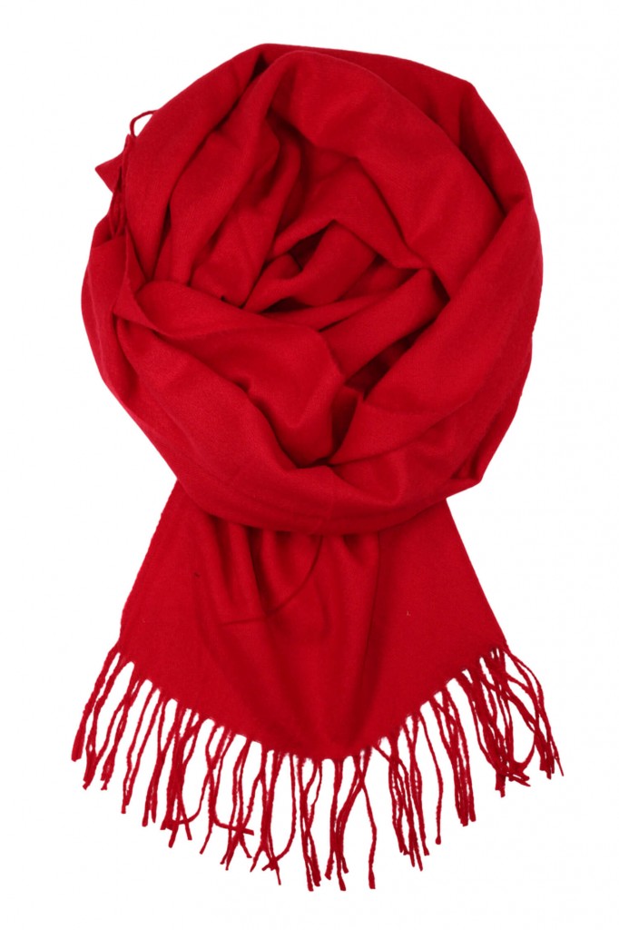 Orlice kašmírový šál tmavo červená_168_14