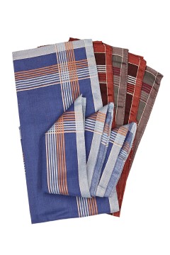 Pánska vreckovka tmavá 6 ks - Klasik