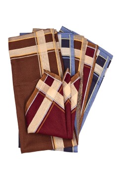 Pánska vreckovka tmavá 6 ks - Gentleman