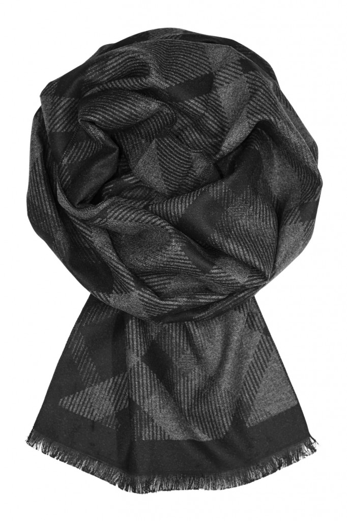 Lord károvaný pánsky šál ku kabátu