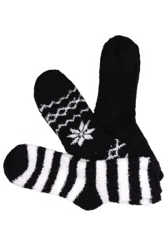 Chlpaté ženilkové ponožky H6001 - 3 páry