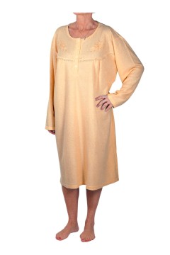 Veľká teplá froté nočná košeľa Vlastina