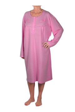 Veľká teplá froté nočná košeľa Vlastina