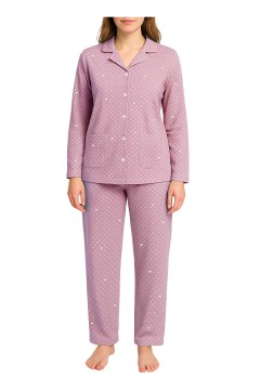 Dámske rozpínacie pyžamo s gombíkmi Pepina 2312