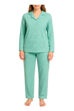 Dámske rozpínacie pyžamo s gombíkmi Pepina 2312