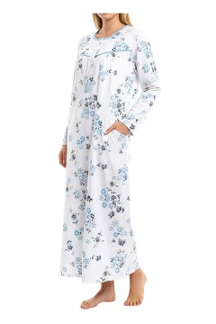 Bavlnená nočná košeľa dlhá Ami 6554
