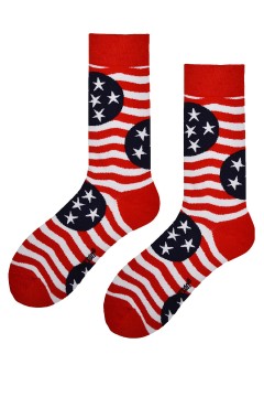 USA - Born in America veselé ponožky 062
