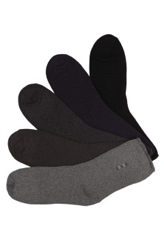 Pánske bambusové termo ponožky froté - zdravotné JM2210 - 3 páry