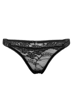 Secret Loves čipkované tangá s kamienkami