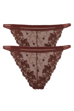 Adriana Violet čipkované tangá 7095 - 2bal.