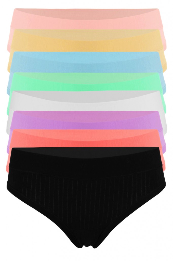 Bavlnené nohavičky Adélka 6474 - nižší strih - 3 ks