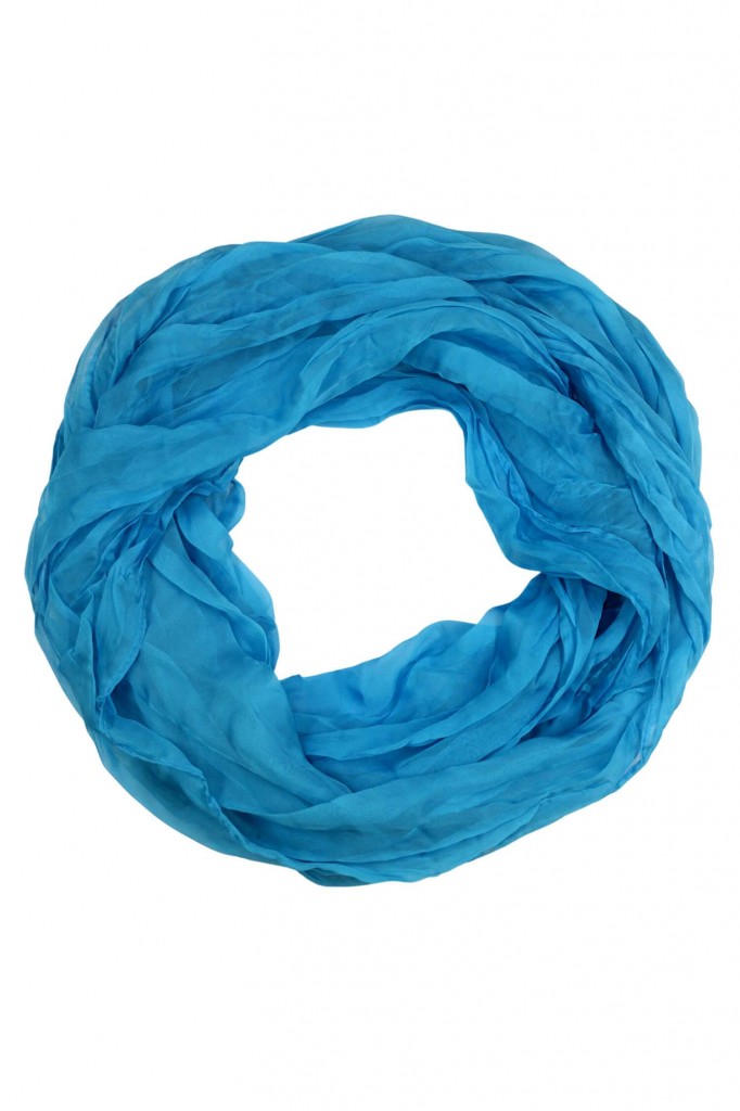 Ľahký jednofarebný dutý šál - Dotyk ľahkosti