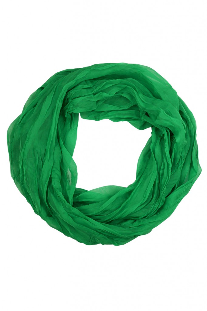 Ľahký jednofarebný dutý šál - Dotyk ľahkosti