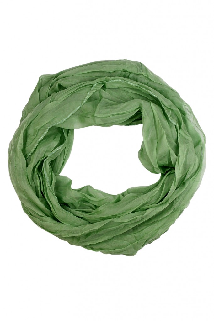 Jednofarebný kruhový šál - Dotyk ľahkosti