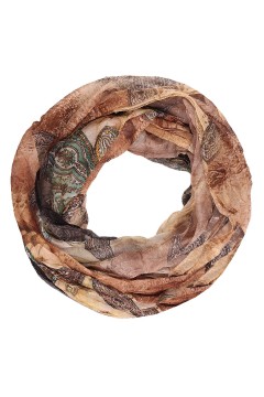 Ľahký dúhový kruhový šál so vzorom Pastel Air