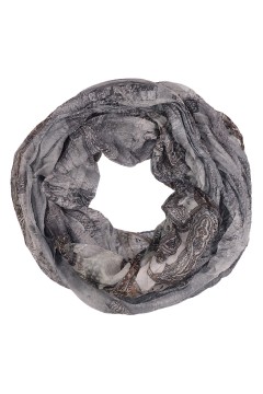 Ľahký dúhový kruhový šál so vzorom Pastel Air