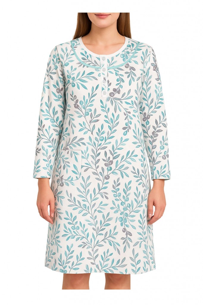 Emilka hrejivá nočná košeľa pod kolená 6552