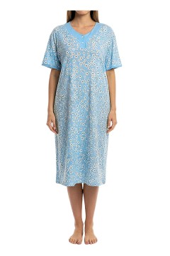 Bavlnená nočná košeľa nad kolená Bára 6560