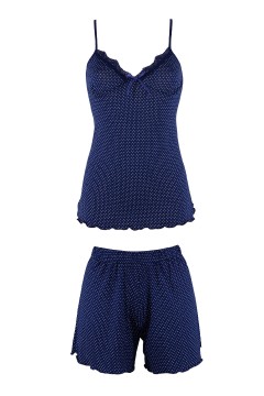 Samla letné pyžamo pre ženy s kraťaskami