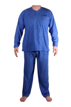 Franta froté pyžamo pánske hrejivé