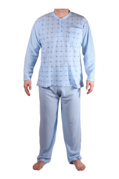 Franta froté pyžamo pánske hrejivé