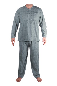 Franta froté pyžamo pánske hrejivé
