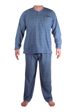 Franta froté pyžamo pánske hrejivé