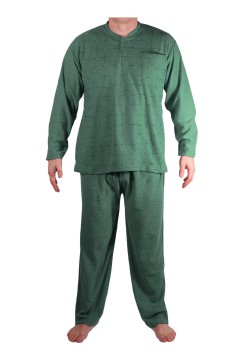 Franta froté pyžamo pánske hrejivé